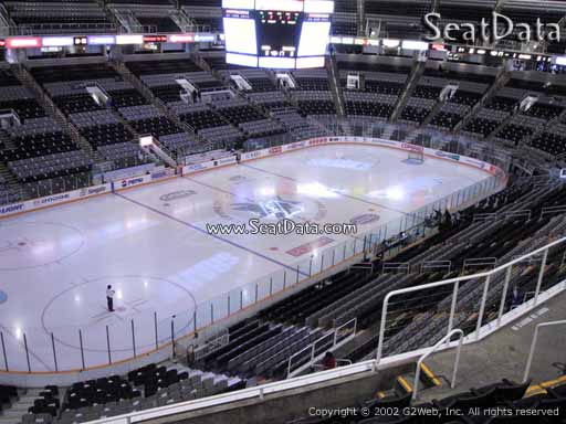 Seat view from section 218 at the SAP Center at San Jose, home of the San Jose Sharks