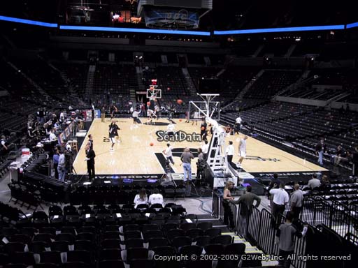 Seat view from Section 101 at the AT&T Center, home of the San Antonio Spurs