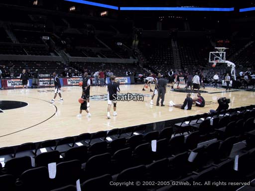 Seat view from Section 24 at the AT&T Center, home of the San Antonio Spurs