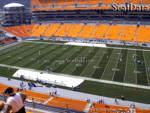 Seat view from section 513 at Heinz Field, home of the Pittsburgh Steelers