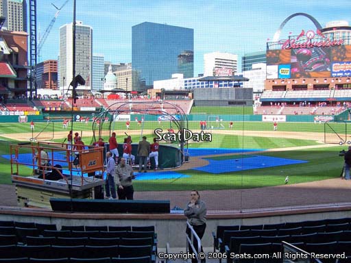 Seat view from section 4 at Busch Stadium, home of the St. Louis Cardinals