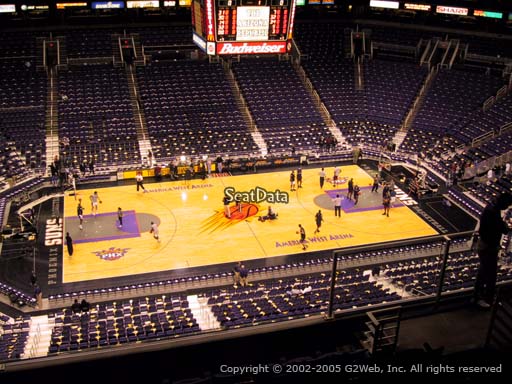 Seat view from section 220 at Talking Stick Resort Arena, home of the Phoenix Suns