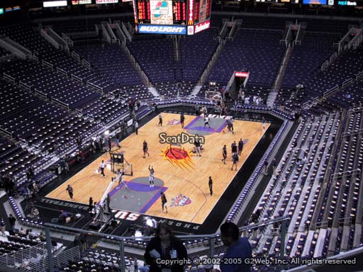 Seat view from section 225 at Talking Stick Resort Arena, home of the Phoenix Suns