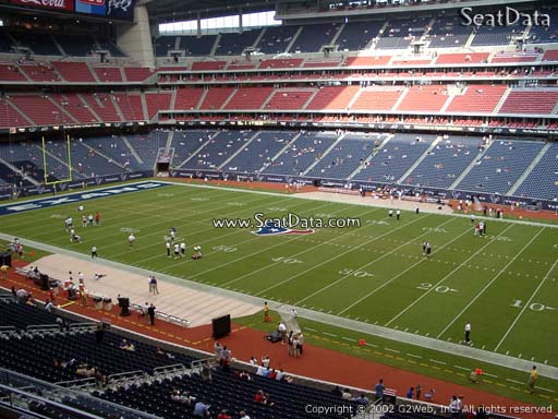 Seat view from section 306 at NRG Stadium, home of the Houston Texans