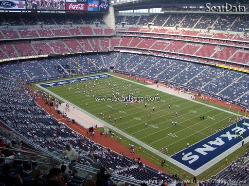 Seat view from section 602 at NRG Stadium, home of the Houston Texans