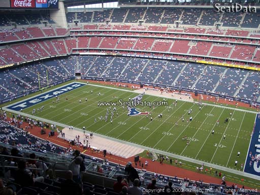 Seat view from section 605 at NRG Stadium, home of the Houston Texans