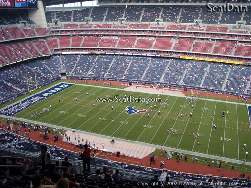 Seat view from section 606 at NRG Stadium, home of the Houston Texans