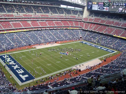 Seat view from section 614 at NRG Stadium, home of the Houston Texans
