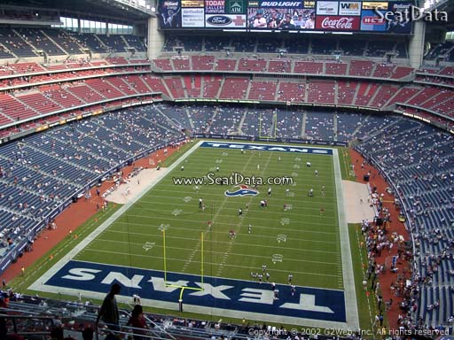Seat view from section 620 at NRG Stadium, home of the Houston Texans