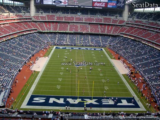 Seat view from section 522 at NRG Stadium, home of the Houston Texans