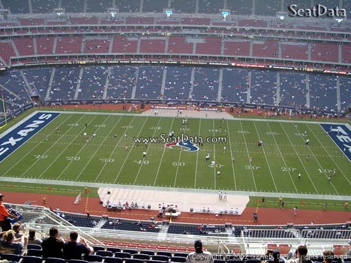 Seat view from section 534 at NRG Stadium, home of the Houston Texans