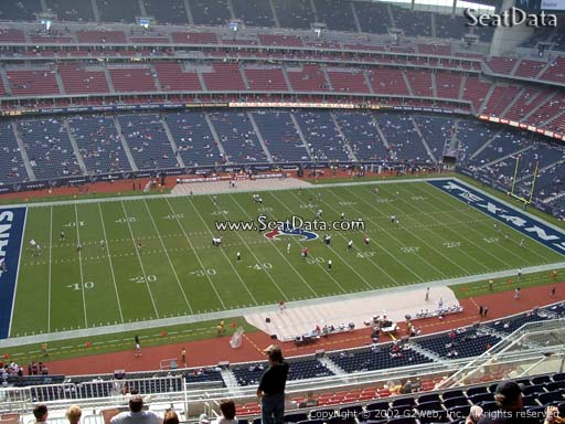 Seat view from section 637 at NRG Stadium, home of the Houston Texans