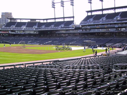Seat view from section 138 at Comerica Park, home of the Detroit Tigers
