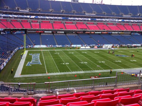 Seat view from section 216 at Nissan Stadium, home of the Tennessee Titans