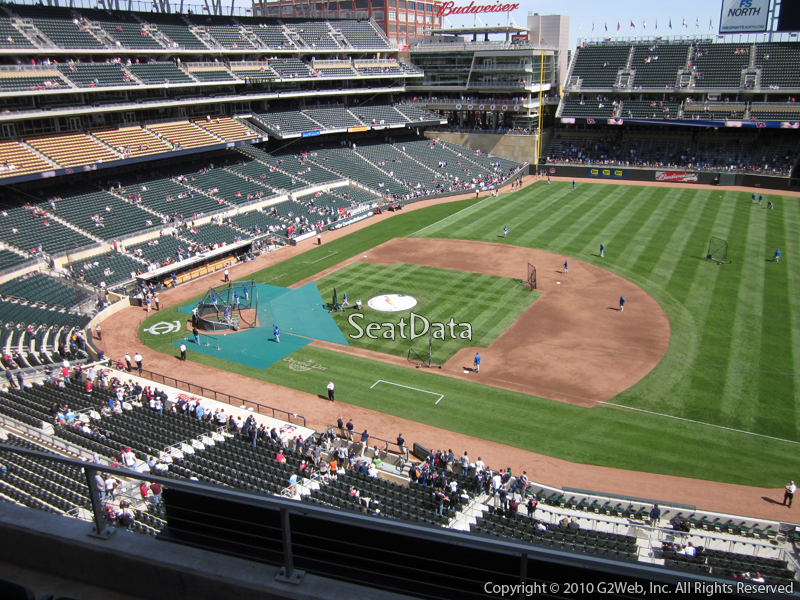 Seat view from section 207 at Target Field, home of the Minnesota Twins
