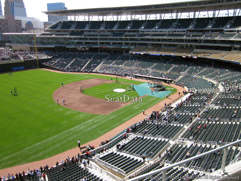 Seat view from section 226 at Target Field, home of the Minnesota Twins