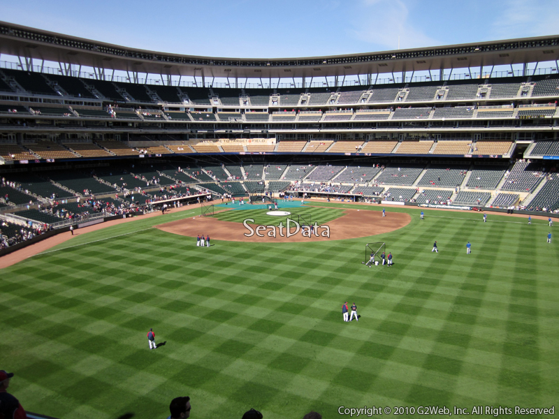Seat view from section 238 at Target Field, home of the Minnesota Twins