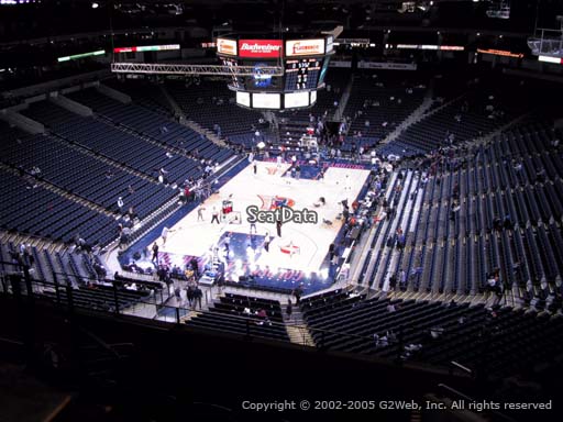 Seat view from section 207 at Oracle Arena, home of the Golden State Warriors