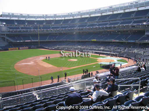 Seat view from section 227A at Yankee Stadium, home of the New York Yankees
