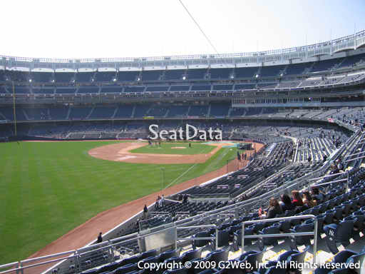 Seat view from section 232A at Yankee Stadium, home of the New York Yankees