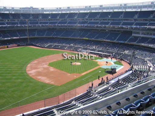 Seat view from section 328 at Yankee Stadium, home of the New York Yankees