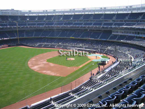 Seat view from section 329 at Yankee Stadium, home of the New York Yankees