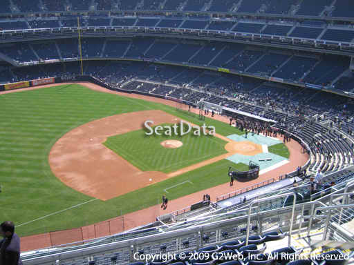 Seat view from section 427 at Yankee Stadium, home of the New York Yankees