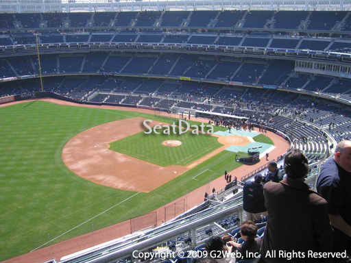 Seat view from section 429 at Yankee Stadium, home of the New York Yankees