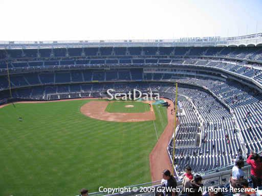 Seat view from section 434A at Yankee Stadium, home of the New York Yankees