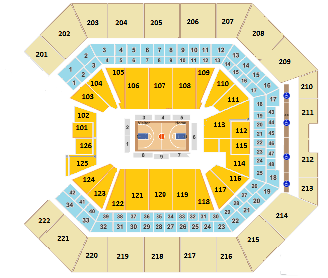 Golden 1 Center Tickets & Seating Chart - ETC
