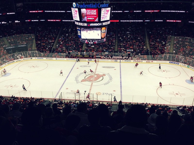 Prudential Center, section 109, home of New Jersey Devils, New