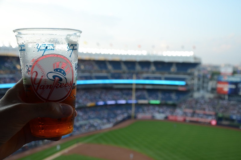 New York Yankees Test Beer Foam Art At Yankee Stadium From This Seat