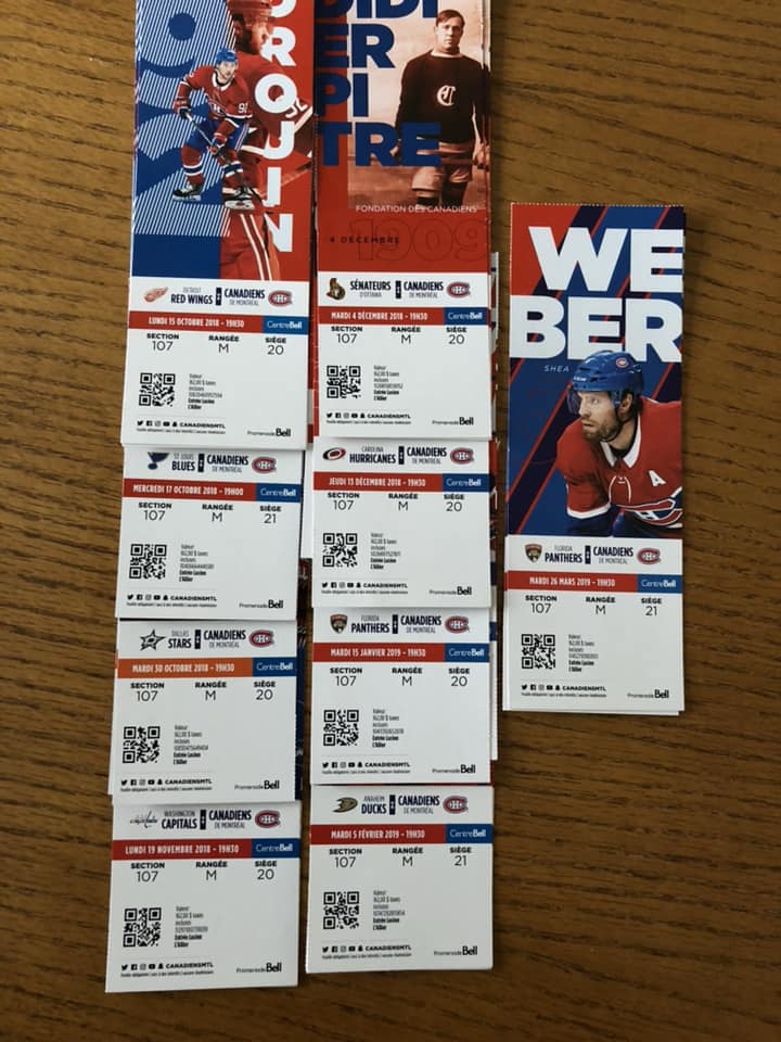 Montreal Canadiens Charging Season Ticket Holders Extra For Printed