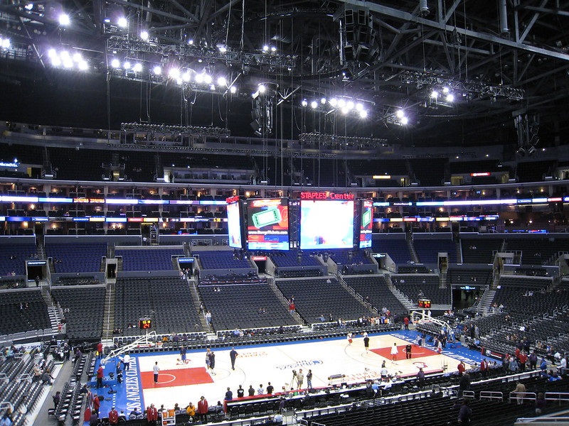 los angeles clippers staples center