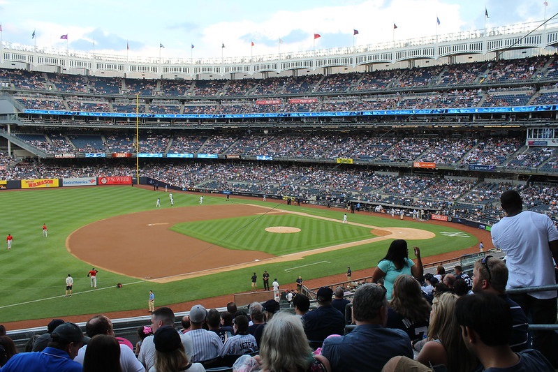 Main Level Seat View Yankee Stadium 