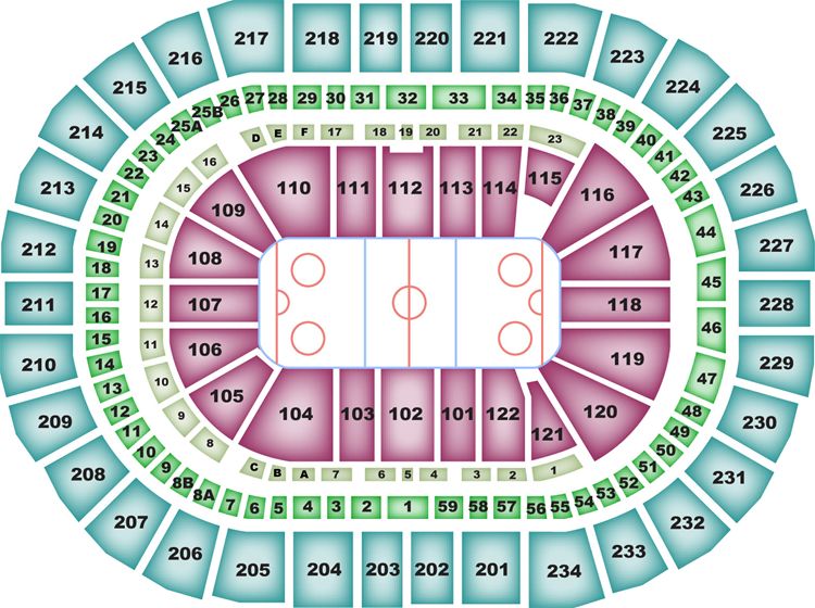 Breakdown Of The Ppg Paints Arena Seating Chart Pittsburgh Penguins