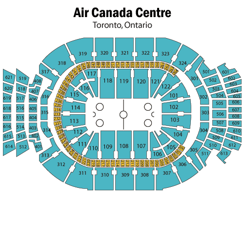 Scotiabank Arena Seating Charts 